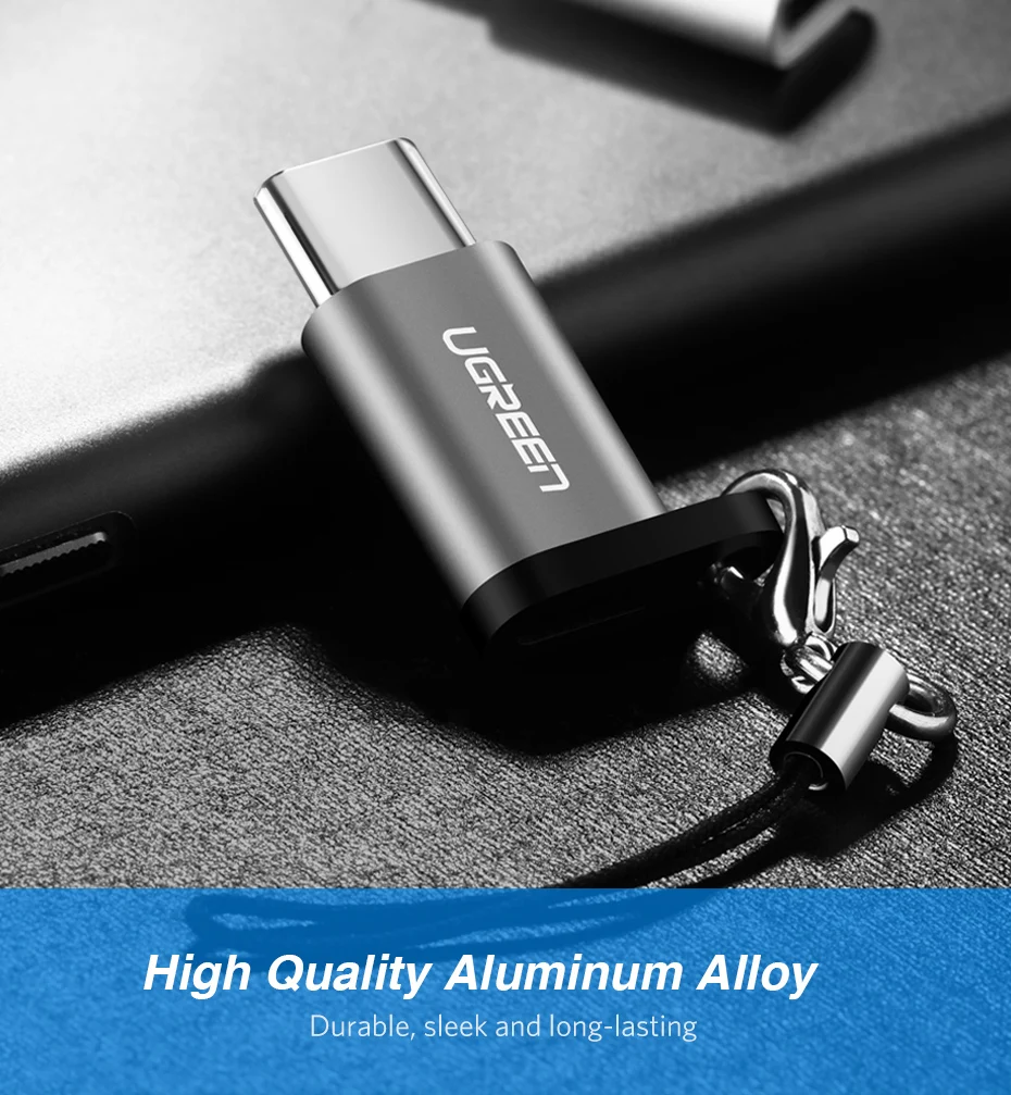 Ugreen usb micro адаптер micro usb к usb c адаптер для samsung s8 s9 sony huawei p20 sony xiaomi 8 type c зарядное устройство otg конвертер