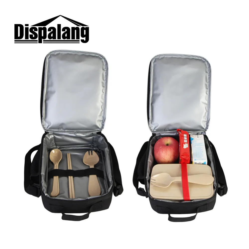 Dispalang детские сумки для ланча с принтом черепа теплоизолированные мужчин