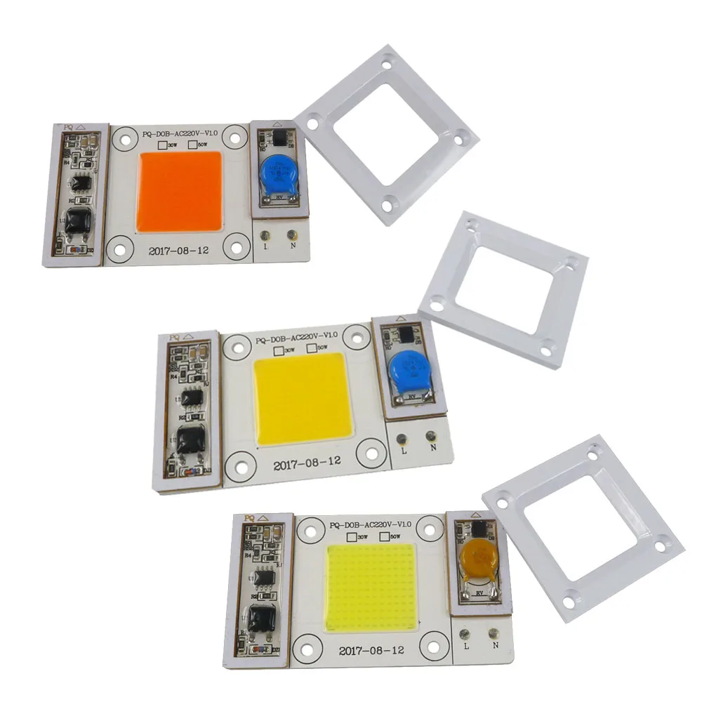 50 Вт COB LED белый/220 нм полный спектр в Smart IC для прожектора|led full spectrum cob|led 50w cobled cob |