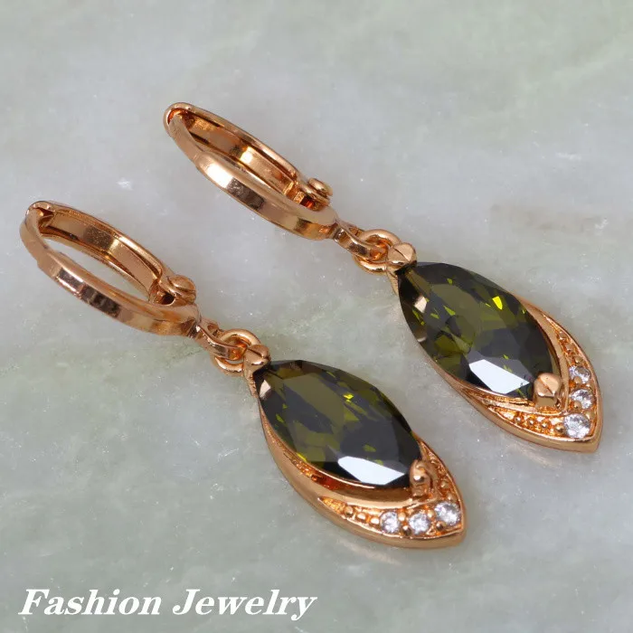 Новинка Glam Lux таинственный желтый золотой кулон из перидота/кольцо/серьги Ювелирные наборы Размер 6 7 8 9 10 S066