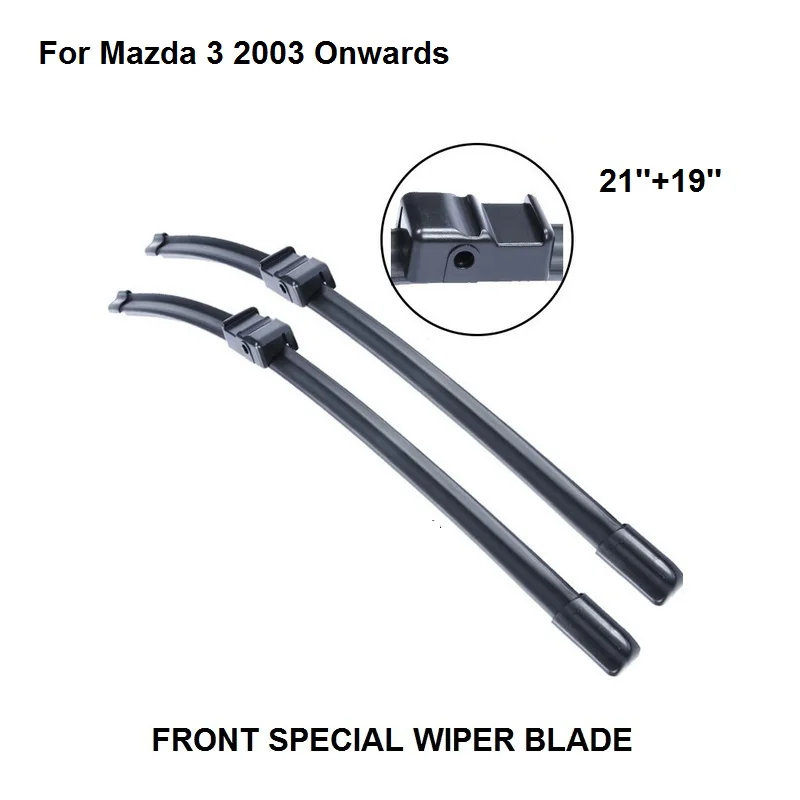 

Автомобильные аксессуары стеклоочистителя используется для Mazda 3 2003 года 21 ''+ 19'' 2 шт. дворники из натурального каучука