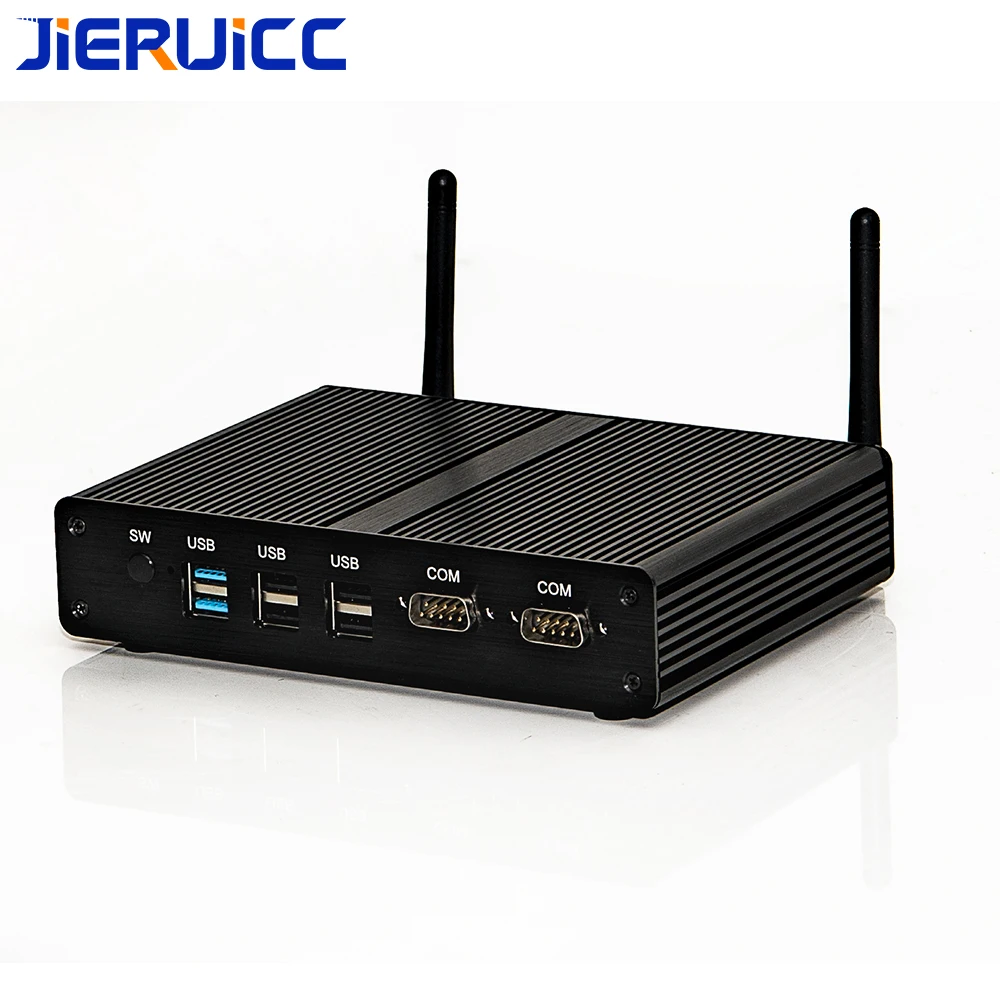 2 ethernet мини J1900 Мини ПК X86Quad-core dual lan com rs232 gigabit 1000 Мбит/с промышленный для заводского