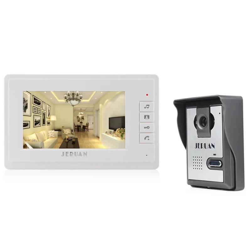 JEX Wired 7`` LCD Video intercom Doorbell Recording Door phone system HD Infrared Night Camera Easy Install FREE SHIPPING | Безопасность