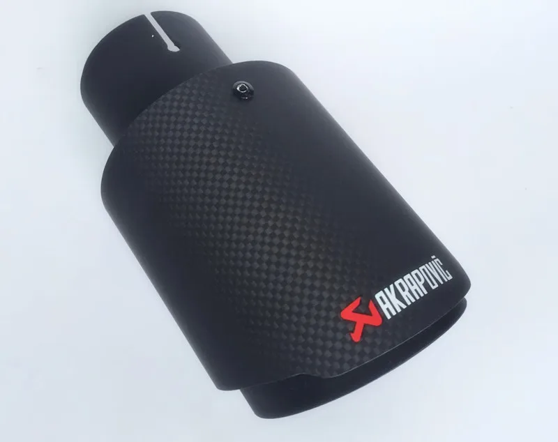 1 шт. мульти размер Akrapovic выхлопные трубы глушитель Escape покрытием черный для F10 F20 F30 W204 W212 W211 автомобиль выхлопной Mulffer трубы