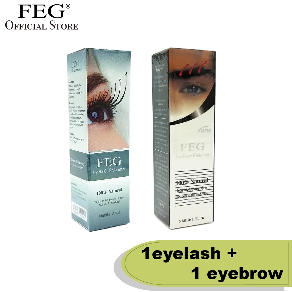 Укрепляющее средство для ресниц FEG+ карандаш для бровей в упаковке FEG для ресниц и бровей продукт роста