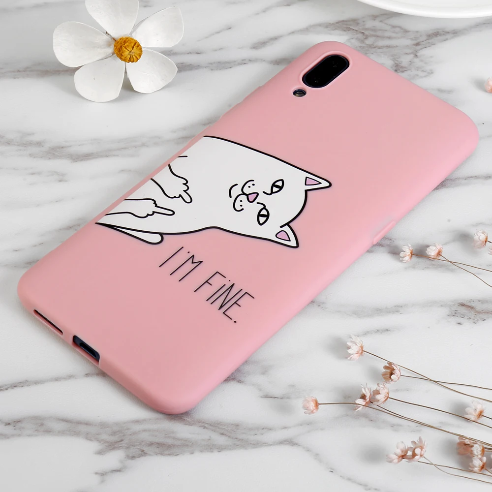 Милый мягкий чехол из ТПУ для OPPO A3S A5 R17 R15 Pro A83 A59 A37 A39 F9 F7 F5 |