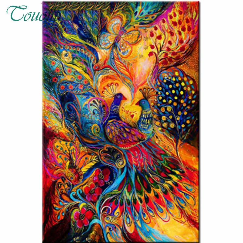 Дрель Блестящий Павлин алмазов картина 3D Алмазная вышивка полный дрель