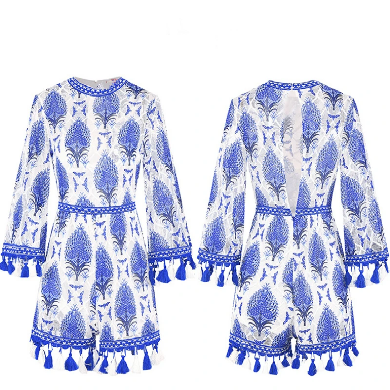 Женские модные сексуальные брюки для отдыха дома пляжа путешествий с вышивкой и