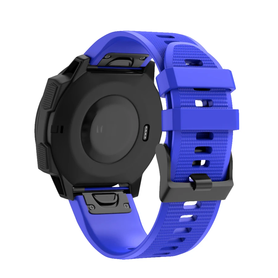 26 мм 22 мм ремешок для часов Garmin Fenix 5 5X3 3 HR для Fenix 5X Plus S60 часы Quick Release силиконовый ремешок Easyfit