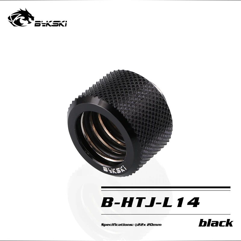 BYKSKI OD14mm фитинг для жесткой трубки ручной Компрессионный фитинг G1/4 ''Компьютерные аксессуары фитинг использовать для акриловой трубки B-HTJ-L14
