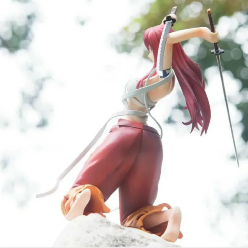 Сказочный хвост Erza Scarlet Muramasa клинок демона красная кисточка аниме модель