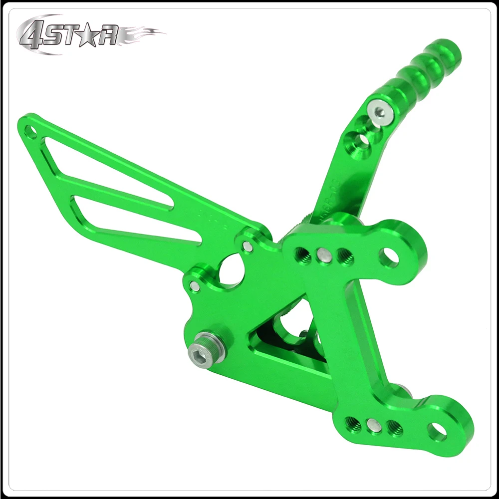 Мотоцикл с ЧПУ алюминиевые регулируемые Подножки подножки педали задний Набор