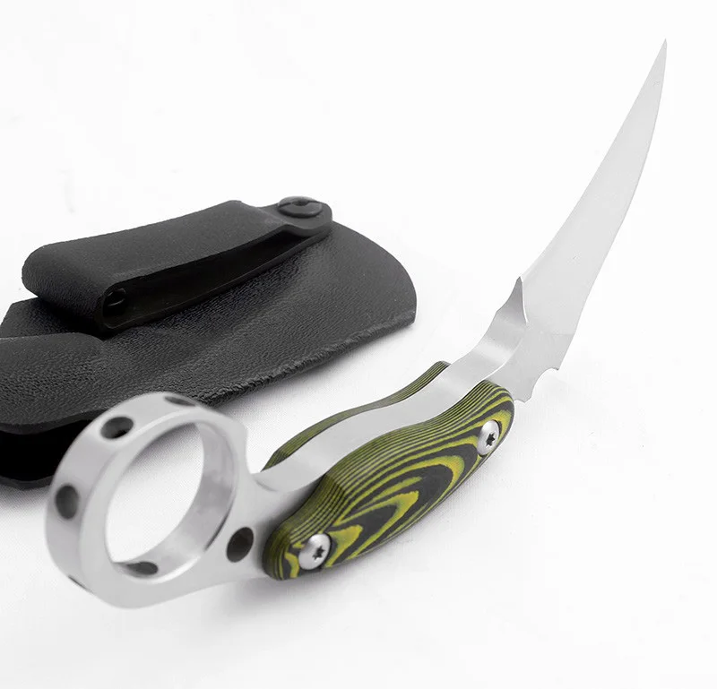 Высокое качество D2 стальной нож Karambit Mikta ручка походные охотничьи ножи Открытый выживания тактический нож Карманный EDC инструменты