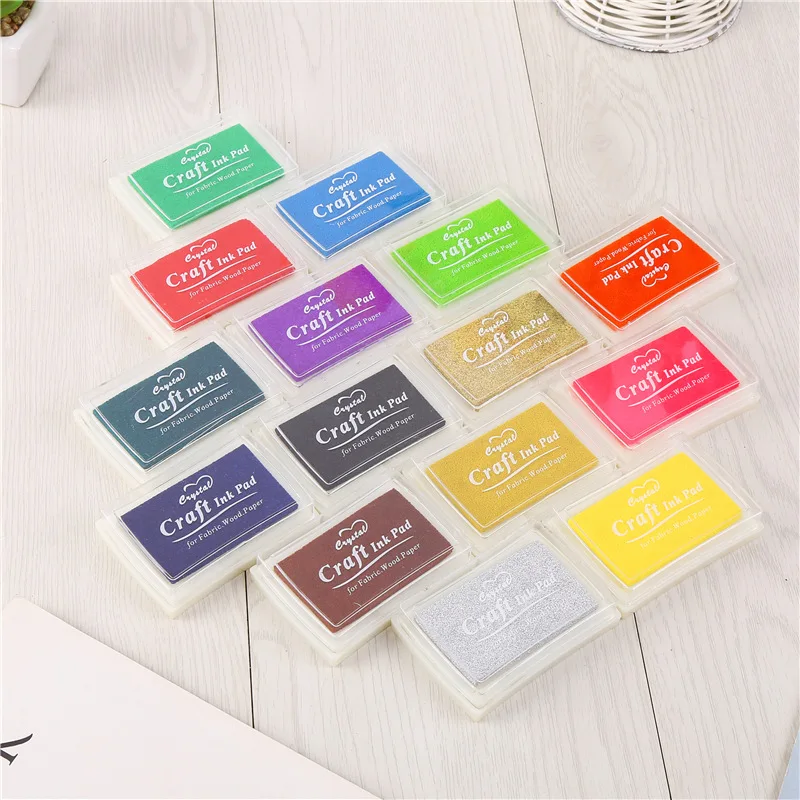 15 цветов &quotсделай сам&quot разноцветная чернильная подкладка с рисунком