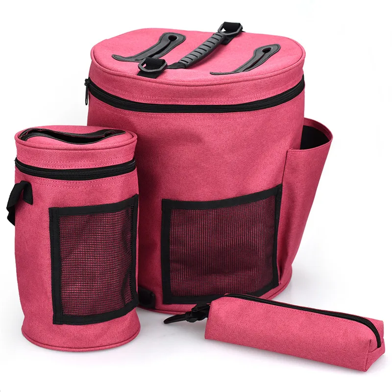 Пустая сумка для хранения пряжи органайзер всех искусственных вязаных крючков