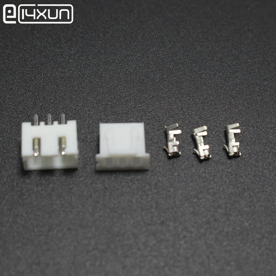 50 комплектов фоторазъем 2 54 мм 3Pin XH 180 угловой разъем + Корпус клемма для