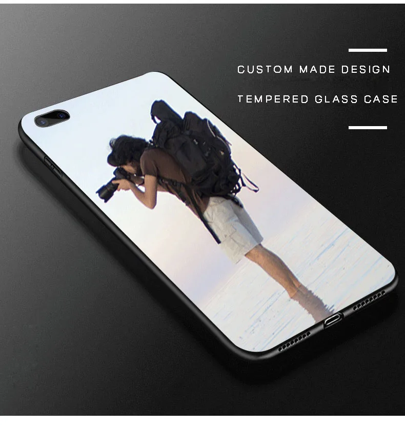 Custom Made Design Case for Xiaomi Redmi 5 Plus 6 5A 6A Note 7 Pro Prime 4 4X Mi A2 Lite DIY Tempered Glass Cover |