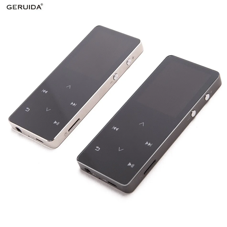 GERUIDA MP4 Bluetooth полностью металлический музыкальный плеер с наушниками Поддержка