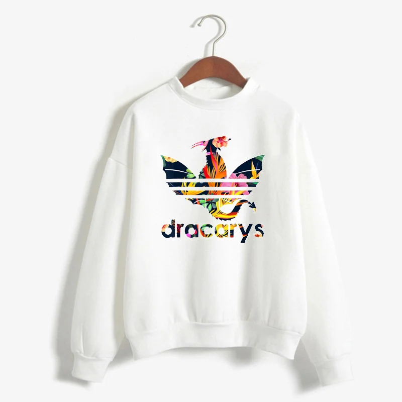 New Brand Dracarys Hoodies Sweatshirts Women Autumn Hip Hop korean Clothes Game of thrones Coats Plus Size kpop tumblr tops