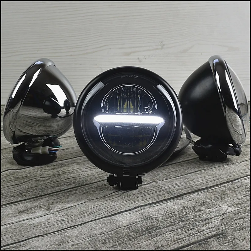 Фара мотоциклетная светодиодная Передняя Для GN125 CG125 5 75 дюйма |