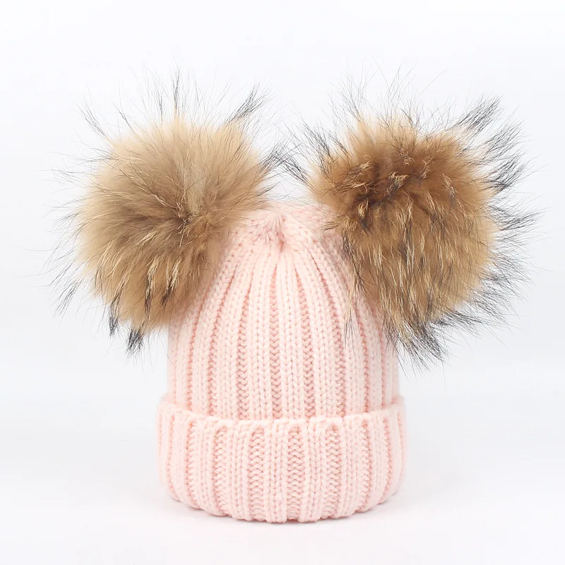 Kids Ages 2-14 Hat and Scarf Set Warm Chunky Thick Stretchy Knit Beanie Pom |