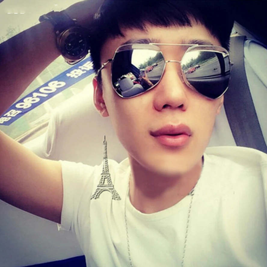 Брендовые дизайнерские солнцезащитные очки новинка 2016 Большие зеркальные