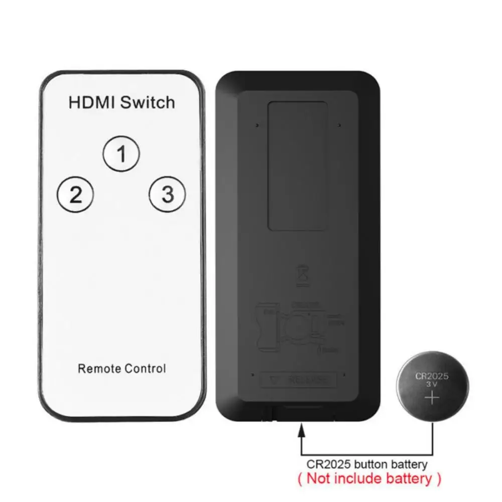 Сплиттер 3 в 1 для HDMI порта пульт дистанционного управления 1080P HD автоматический