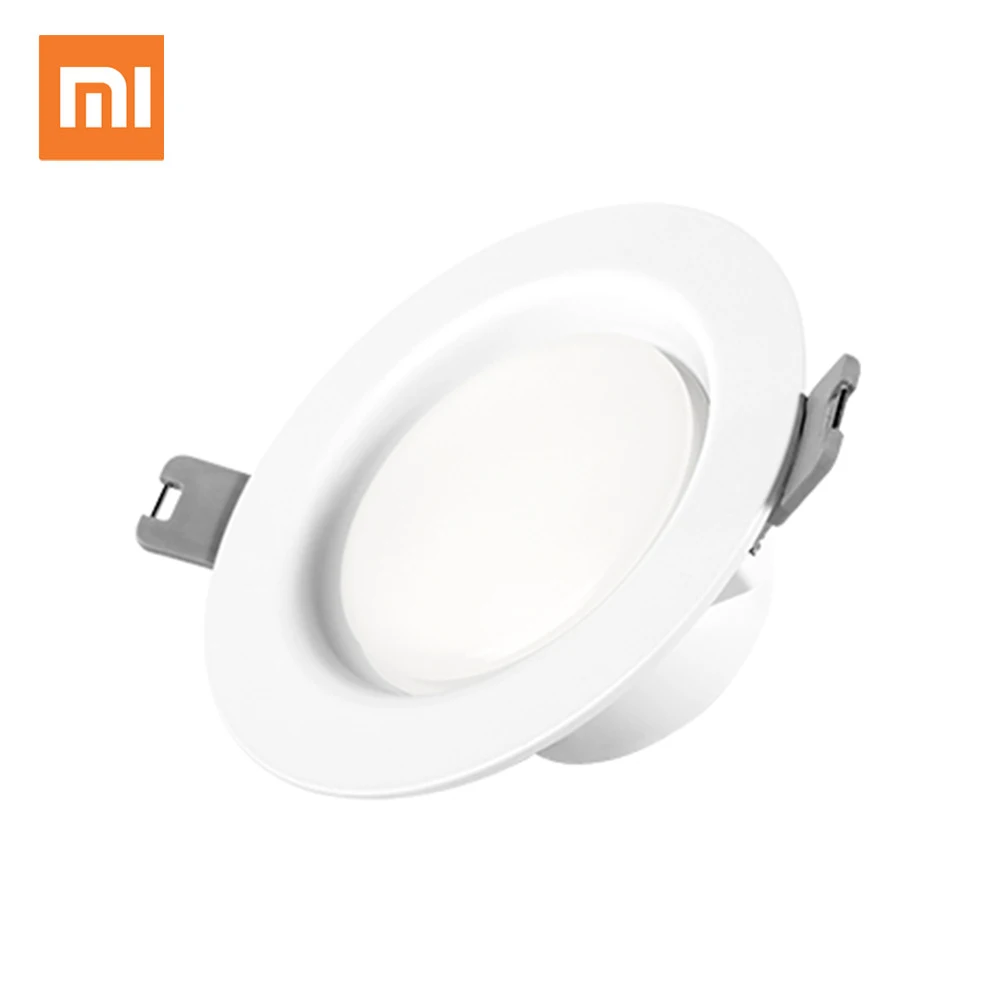 Xiaomi Yeelight 5W 400lm 3000K светодиодный светильник 220V Мини Круглый встроенный потолочный