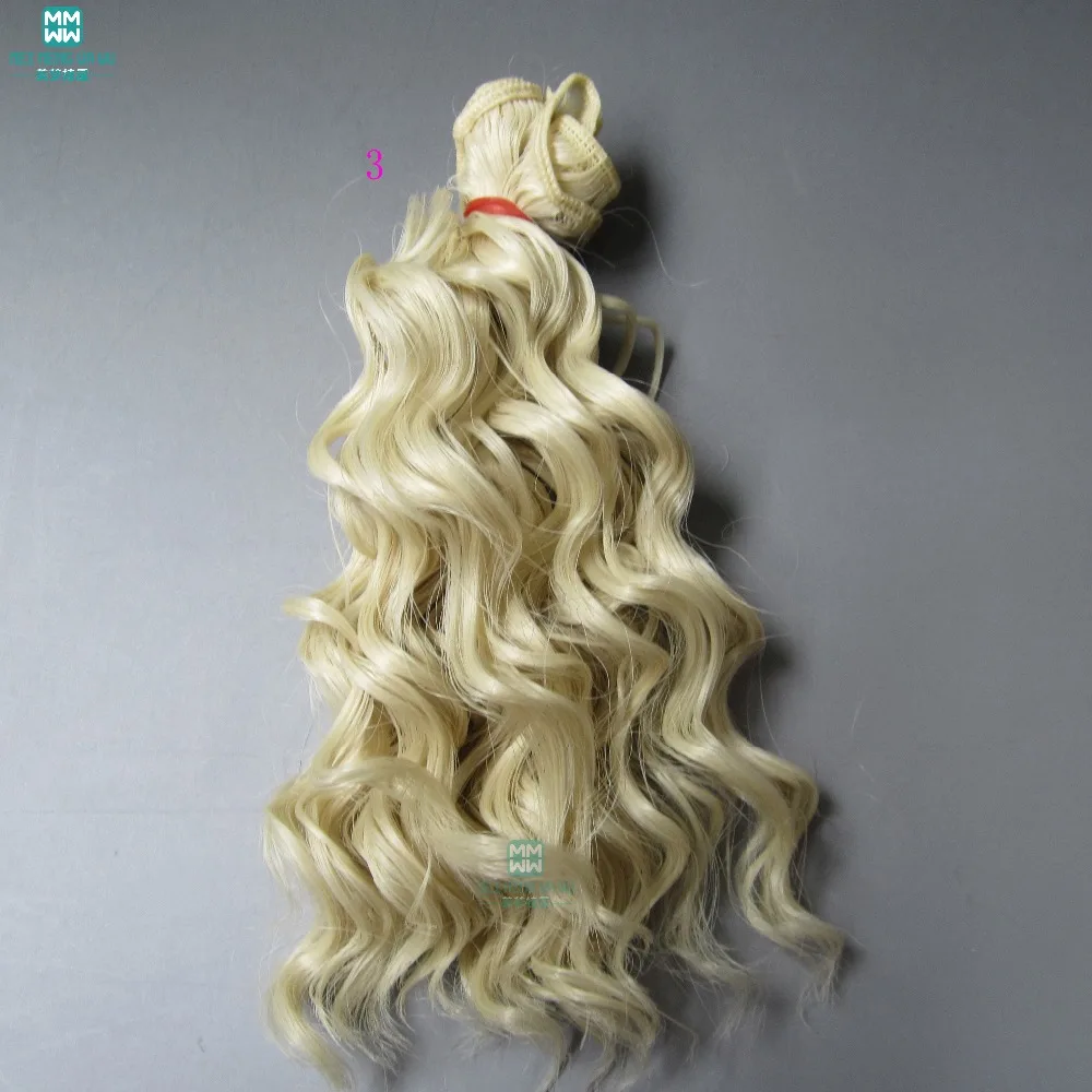 Аксессуары для кукол парик как шерсть рулоны волосы для кукол 1/3 1/4 1/6 BJD/SD DIY вещи для кукол