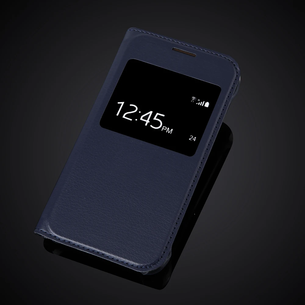 Роскошный Ультратонкий кожаный флип-чехол с окошком для Samsung Galaxy J1 Nxt / mini (2016) J105