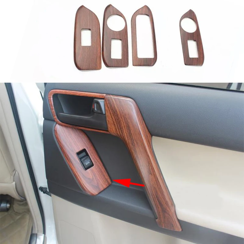 Автомобильные аксессуары для Toyota Prado FJ150 2010-2016 4 дверных ручки колонки оконные