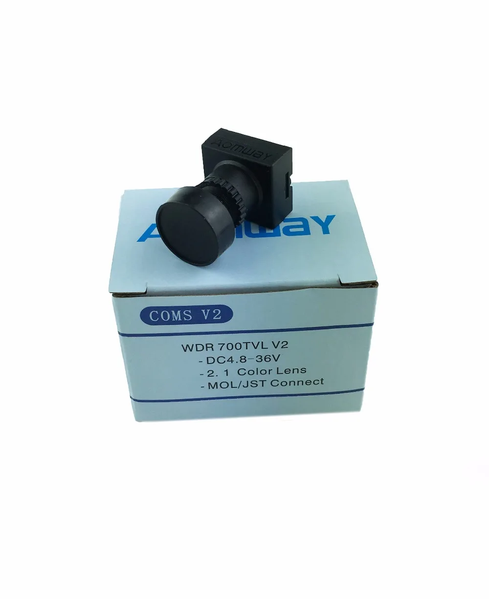 Aomway WDR 16:9 / 4:3 700TVL V2 2 1 мм 1/3 ''HD Color COMS FPV камера NTSC PAL переключаемая для