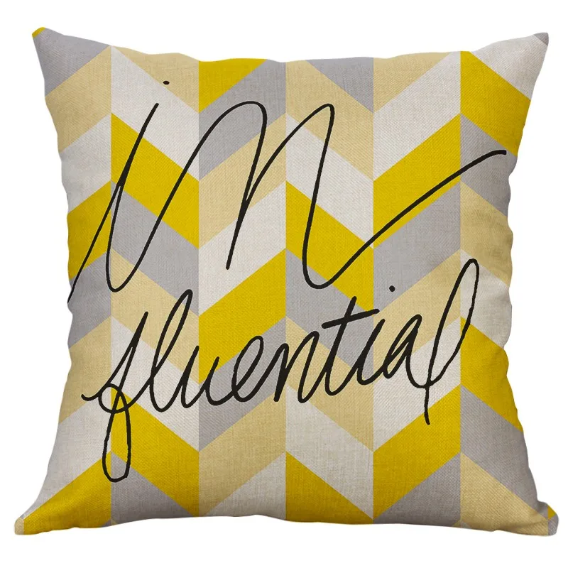 Простая льняная креативная прекрасная наволочка из полиэстера для дивана