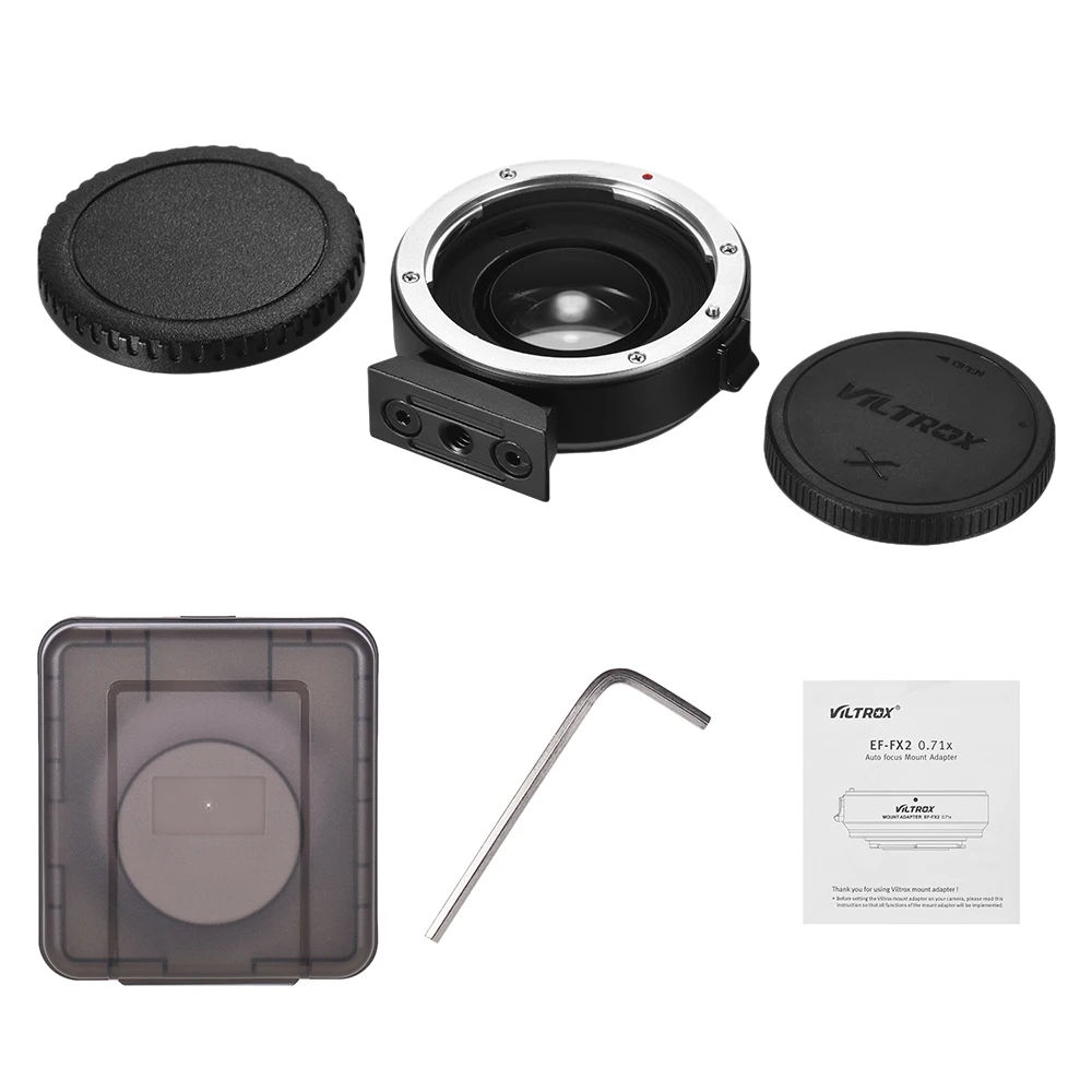 Viltrox EF-FX2 с автофокусом кольцо-адаптер для объектива Canon EF EF-S для Fuji X-Mount беззеркальных камер X-T1 X-T2 и т. д