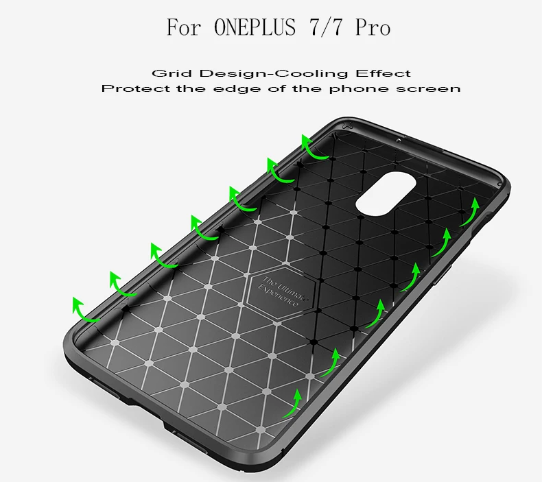Чехол для OnePlus 7T чехол One Plus 7Pro роскошный противоударный мягкий силиконовый из