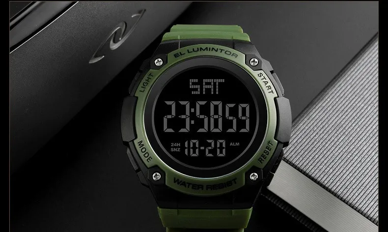 SKMEI Для мужчин WatchesTopBrand LuxuryWaterproof Подсветка TimedRunning секунд модные уличные спортивные наручные часы Для мужчин sRelogio Masculino