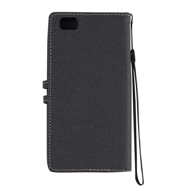 Coque Мода флип чехол для huawei P8 Lite искусственная кожа + силикон бумажник задняя