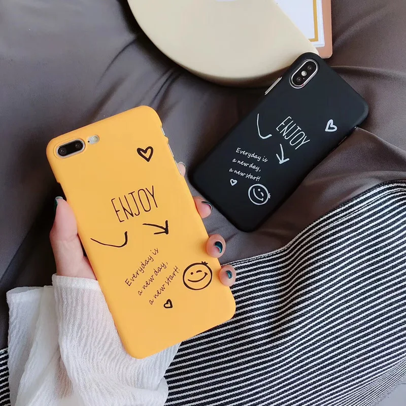 Забавный желтый жесткий чехол для телефона из поликарбоната iPhone 11 pro X XS MAX XR 6 6s 7 8