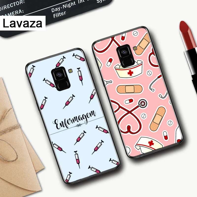 Силиконовый чехол для медсестры медицинская медицина Samsung A2 Core A3 A5 A6 Plus A7 A8 A9 A10 A30