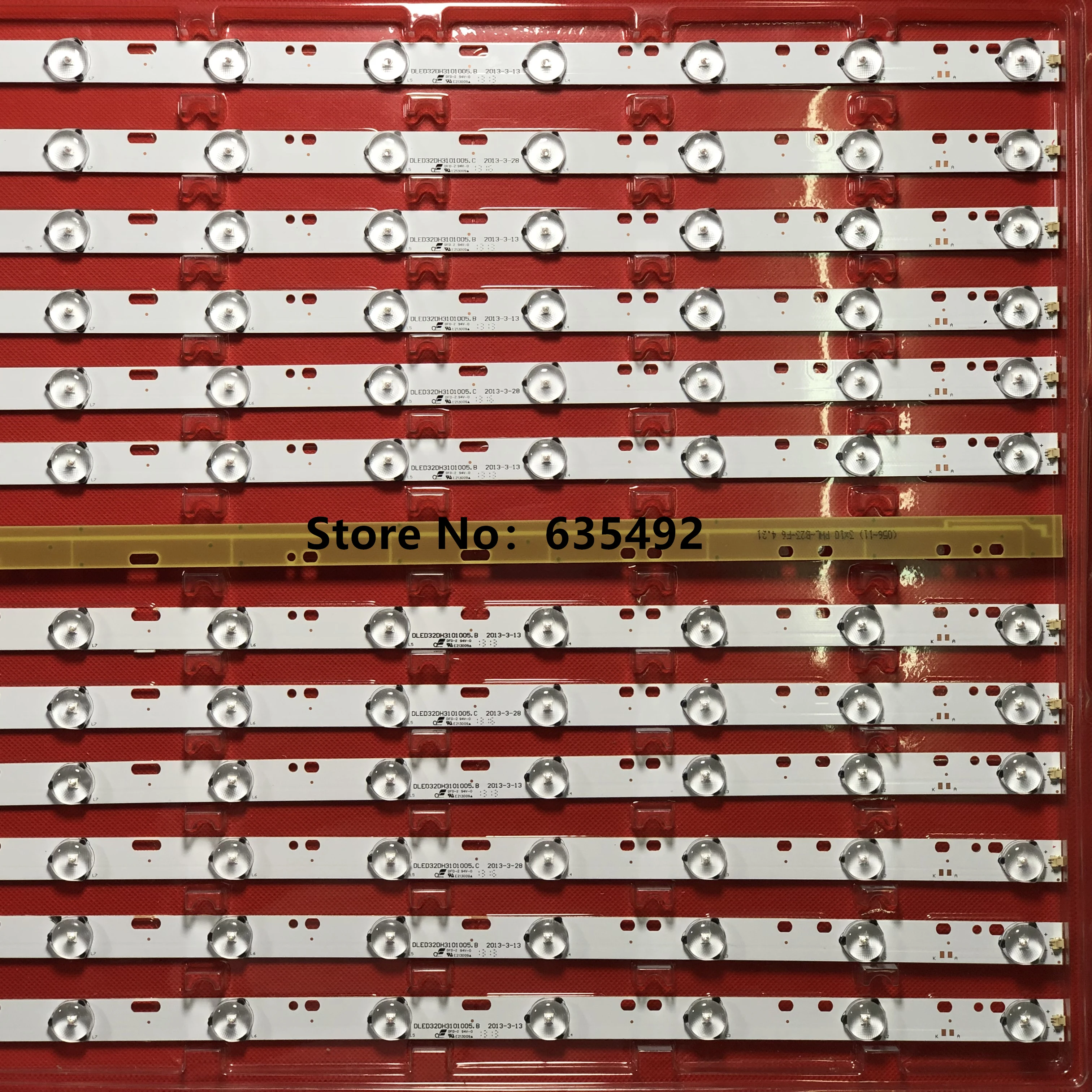 LED Backlight strip 10led 570mm for V315K2-PE1 32&quotTV LCD EM320D0 IC-A-CNA032D127 LXC031 PLDED3273A-D | Электроника