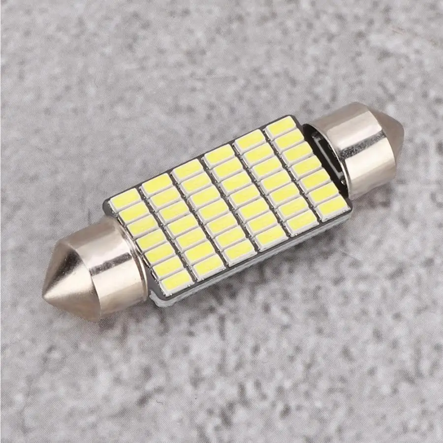 8 шт. DC 12V Festoon 3014 39 мм 42SMD супер яркие Автомобильные светодиодные купольные