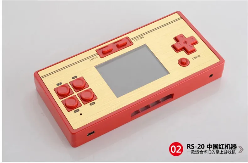 Coolbaby RS-20 Built 600 different games 2.6 inch screen Children's game 8BIT handheld color tetris | Электроника