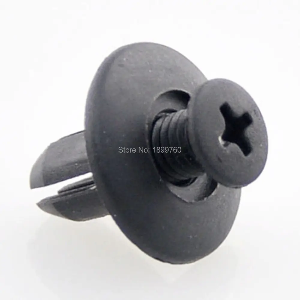 50 шт нейлоновой застежкой-молнией пуш-ап-Тип фиксирующий Зажим панель капота