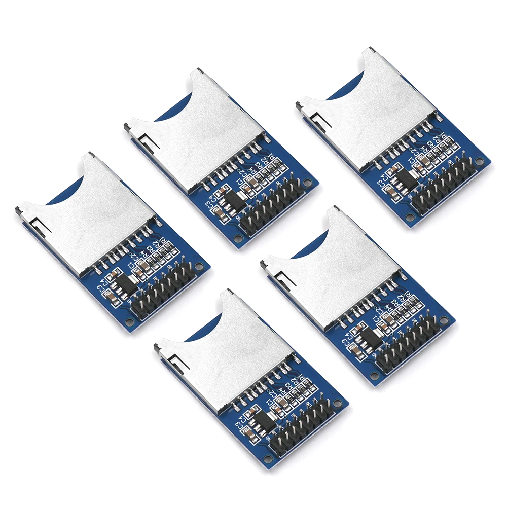 5 шт./лот модуль для чтения и письма SD карты разъем считыватель ARM MCU arduino|sd card module|mcu