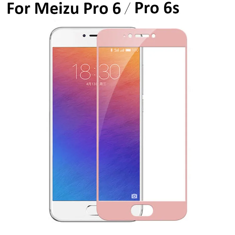 Закаленное стекло с полным покрытием для Meizu Pro 6 S защитная пленка из закаленного
