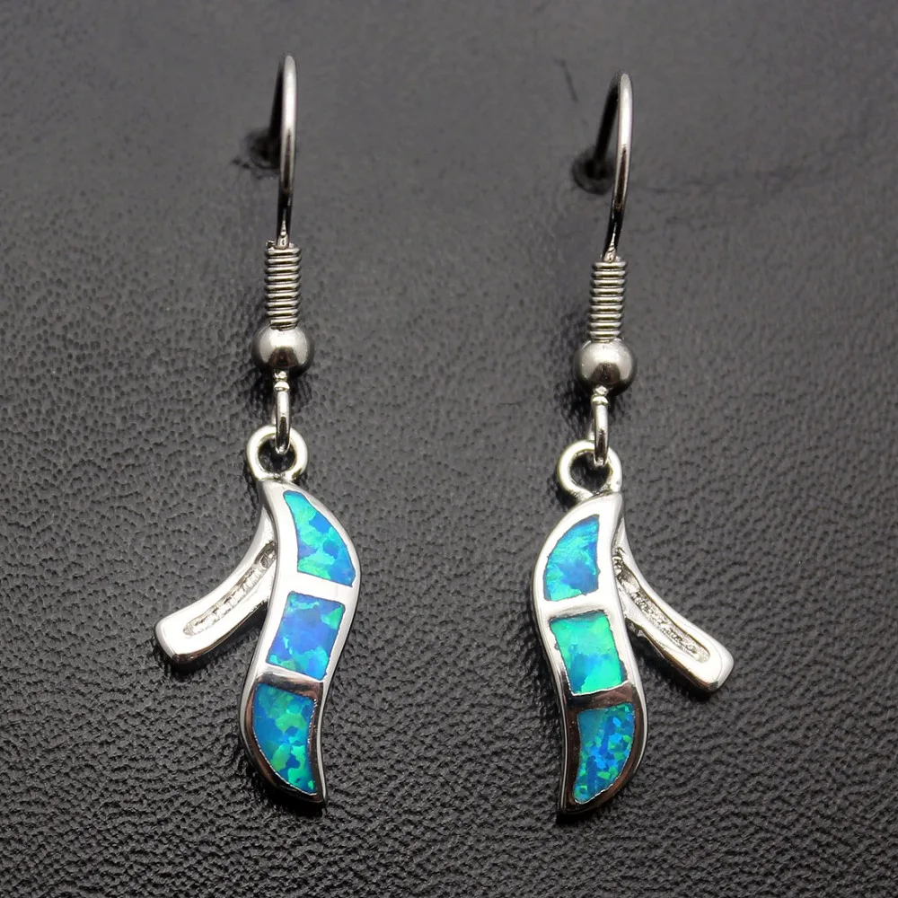 Hermosa ювелирные изделия серьги огненные австралийские опаловые висячие летние