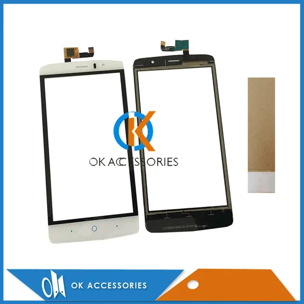 

Черно-белый цвет 5 дюймов для ZTE Blade A315 сенсорный экран дигитайзер с лентой 1 шт./лот