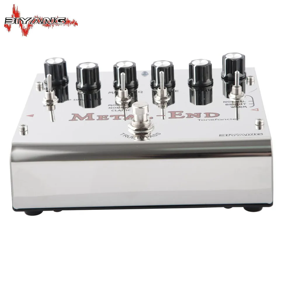 Biyang Tonefancier Metal End Pro 18 режимов искажений педаль эффектов для электрогитары True Bypass New