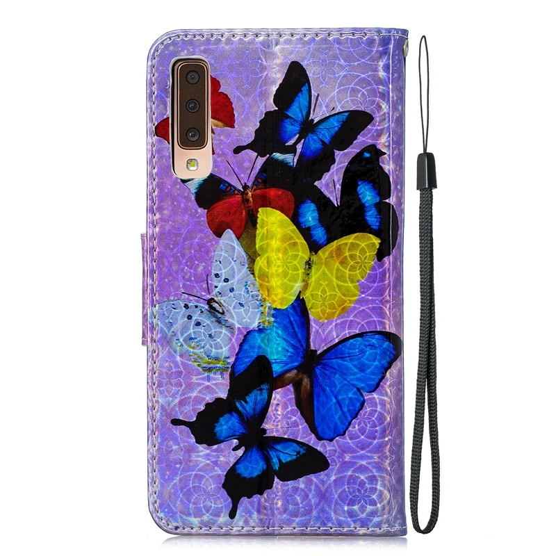Роскошный чехол-портмоне из Galaxy A7 Крышка для Coque samsung A70 кожаный чехол для samsung Galaxy A10 A20 A30 A40 A50 A70 M10 чехол