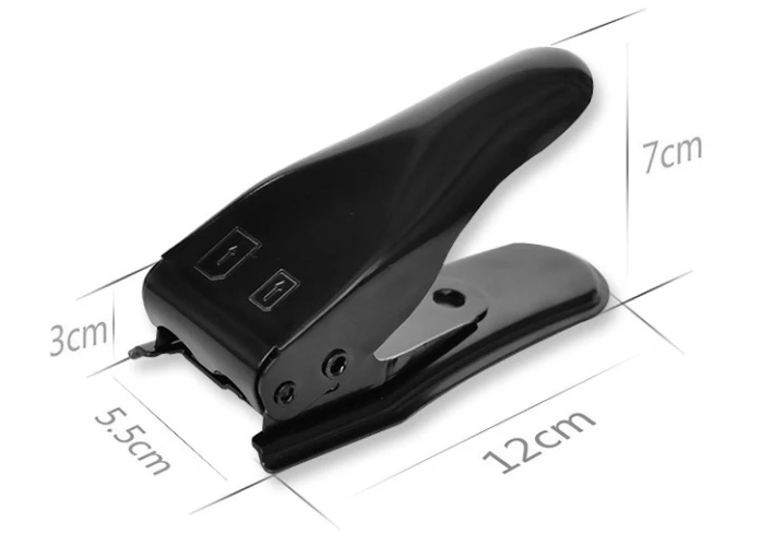 Dual SIM Card Cutter Maker Standard Micro Nano Adapter For iPhone 5C 5S Samsung HTC - Black / Silver Freeshipping | Мобильные